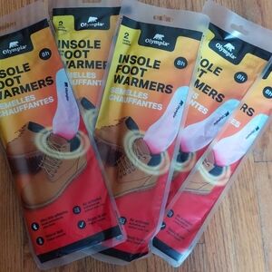 Lot Of 5 Olympia Insole Foot Warmers 8hrs NEW.  (Bag D)